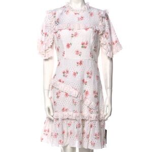 Needle and thread floral eyelet dress